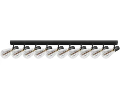 Orno RIO SP 10, sieninis-lubinis šviestuvas, E27, max. 10x60W, IP20, juodas