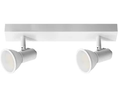 Orno RIO SP 2, sieninis-lubinis šviestuvas, GU10, maks. 2x60W, IP20, baltas