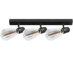 Orno RIO SP 3, sieninis-lubinis šviestuvas, E27, max. 3x60W, IP20, juodas