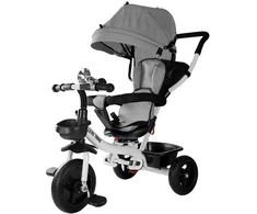 Lean Toys Vaikiškas triratukas PRO300 su stogeliu ir valdymo rankena