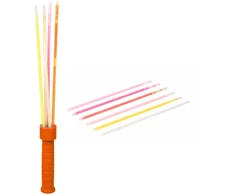 Lean Toys Różdżka Šviečiantis tamsoje neoninis lazdelės formos pagaliukas 29 cm