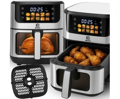 RTO A-d frytkownica beztłuszczowa duża 5,5l piekarnik 1800 w air fryer 7 programów -or1102