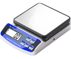 RTO Elektroninės svarstyklės parduotuvėms, virtuvėms, maitinimo įstaigoms, vienetų skaičiavimui 15 kg 1 g