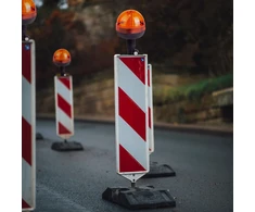 Lampa Didelė mirksinti LED įspėjamoji lemputė 12 V 24 V