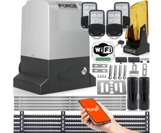 RTO Rinkinys do bram przesuwnych force 760 4x pilot 5x listwa lampa wifi