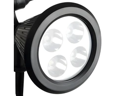 RTO Solarna lampa ogrodowa led wbijana reflektor czujnik zmierzchu punktowa - or1226