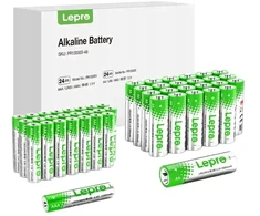 Šakotuvas LEPRO 130003-48 AA/AAA Alkaline Batteries, 48-Pack