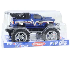 Lean Toys Gelbėjimo visureigis su kabliu, mėlynas, 27 cm