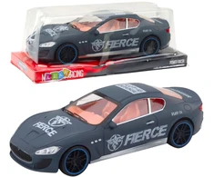 Lean Toys Sportinis automobilis su galiniais varomaisiais ratais, pilkas