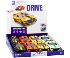 Lean Toys Žaislinis lenktyninis automobilis su šviesomis ir garsais, 17.5 cm
