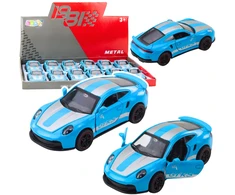 Lean Toys Modelis GTRS sportinis automobilis su atidaromomis durimis 10.5x4.5x3.5 cm
