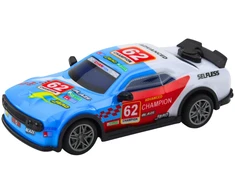 Lean Toys Nuotoliniu būdu valdomas automobilis su LED šviesomis ir rūko efektu 1:22
