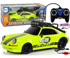Lean Toys Sportinis automobilis 1:18 žalias
