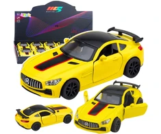 Lean Toys Metalinė sportinė mašina 1:32 geltona