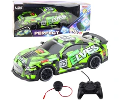 Lean Toys Nuotoliniu būdu valdomas sportinis automobilis, žalias, 25 cm