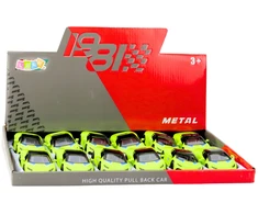 Lean Toys Metalinis sportinis automobilis 1:43 neoninis