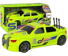 Lean Toys Žalias lenktyninis automobilis 1:16 su garsais