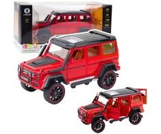 Lean Toys Metalinė visureigė mašina su atidaromomis durimis 1:22