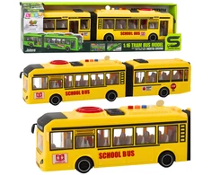 Lean Toys Žaislinis autobusas su šviesomis ir garsais 1:16