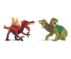 Schleich Fire Saurian prieš Jungle Lizardxa0 (70834)