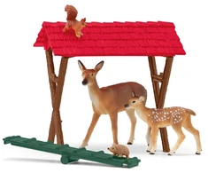 Schleich - Ūkio pasaulis - Miško gyvūnų maitinimas (42658)