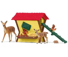Schleich - Ūkio pasaulis - Miško gyvūnų maitinimas (42658)