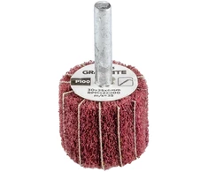Ściernica Plokštelinis šlifavimo diskas su abrazyvine vilna, kotas 30 x 25 x 6 mm, P100