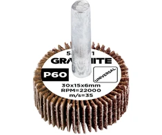 Ściernica Plokštelinis šlifavimo diskas su kotu 30 x 15 x 6 mm, P60