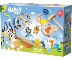 SES Creative - Bluey - tešlos mega rinkinys 5 x 90 g (S14097)