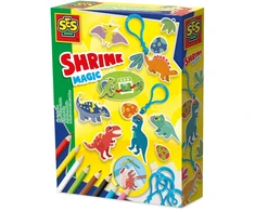 SES Creative - susitraukianti folija - dinozaurų raktų pakabukai - (S14294)
