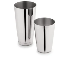 Shaker Bostono plaktuvė, sidabrinė, plieninė, 0,5-0,75 l, „Kinghoff“