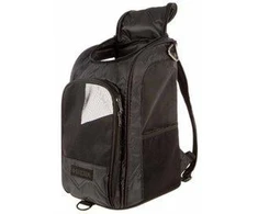 SHERPA - Prabangus augintinių nešioklė ir kuprinė, juoda, 43x26,5x26cm, 7kg - (786306550417)