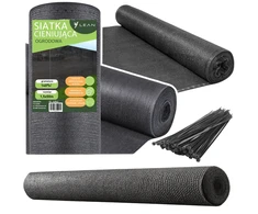 Lean Maskuojantis tinklas tvorai, 1.5 x 50 m, pilkas, 140 g/m²