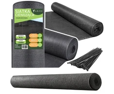 Lean Apsauginis tinklas tvoroms, pilkas, 1.5 x 50 m, 70 g/m²