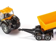 Siku - 1:87 Jcb su platformine priekaba ir savivarčiu (313-1858)