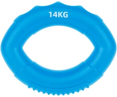 Silikoninė rankena rankų reabilitacijai, 0 - 14 kg, mėlyna, REBEL ACTIVE