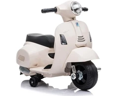 Lean Cars Elektrinis motoroleris vaikams Vespa GTS 300 Mini, baltas