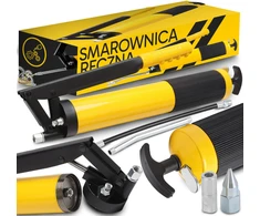 Smarownica Rankinis riebalų švirkštas, 600 ml, dirbtuvėms, didelės talpos, su įmoviniais antgaliais - sr313