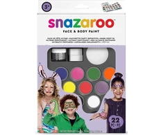 „Snazaroo“ – veido dažų rinkinys vakarėliams, 20 dalių (791009)