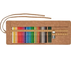 Spalvoti pieštukai Faber-Castell Polychromos, 30 vnt., ritinėlis (110030)