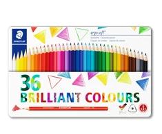 Spalvoti pieštukai „Staedtler Ergosoft“, 36 vnt. (157 M36)