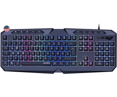 Speedlink LUDICIUM RGB Rainbow žaidimų klaviatūra, juoda, JAV išdėstymas