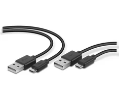 Speedlink - „Speedlink STREAM Play &amp; Charge“ USB kabelių rinkinys - skirtas PS4, juodas