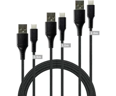 „Speedlink“ USB-A–USB-C laidų rinkinys, juodas