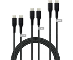 „Speedlink“ USB-C į USB-C laidų rinkinys, juodas
