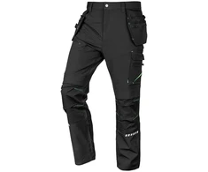 Spodnie Juodos darbo kelnės su kaburais ir Cordura, dydis S