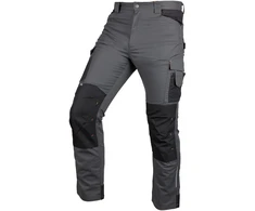 Spodnie Kelnės „MixMatch“ darbo kelnės, drobė, su „Cordura“ sutvirtinimais, pilkos ir juodos spalvos, XS dydis
