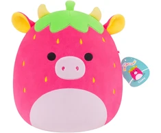 SQUISHMALLOWS Pliušinis žaislas - Braškinė karvytė, 30 cm