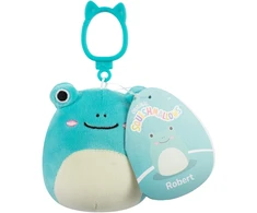 Squishmallows Minkšti saldainiai - 9 cm - Užsegami - Robert Frog