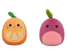Squishmallows Squishmallow - žaislas šunims su cypiančiu garsu - oranžinis 18 cm vaisių